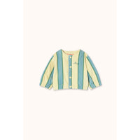 Tiny Cottons Dusty Yellow Retro Stripes Baby Jacket