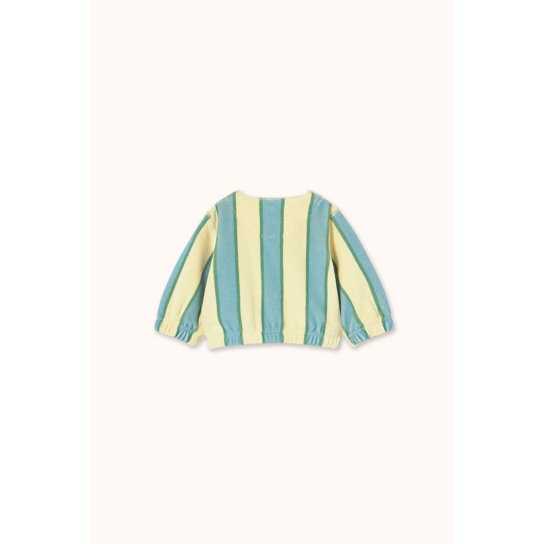 Tiny Cottons Dusty Yellow Retro Stripes Baby Jacket