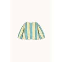 Tiny Cottons Dusty Yellow Retro Stripes Baby Jacket