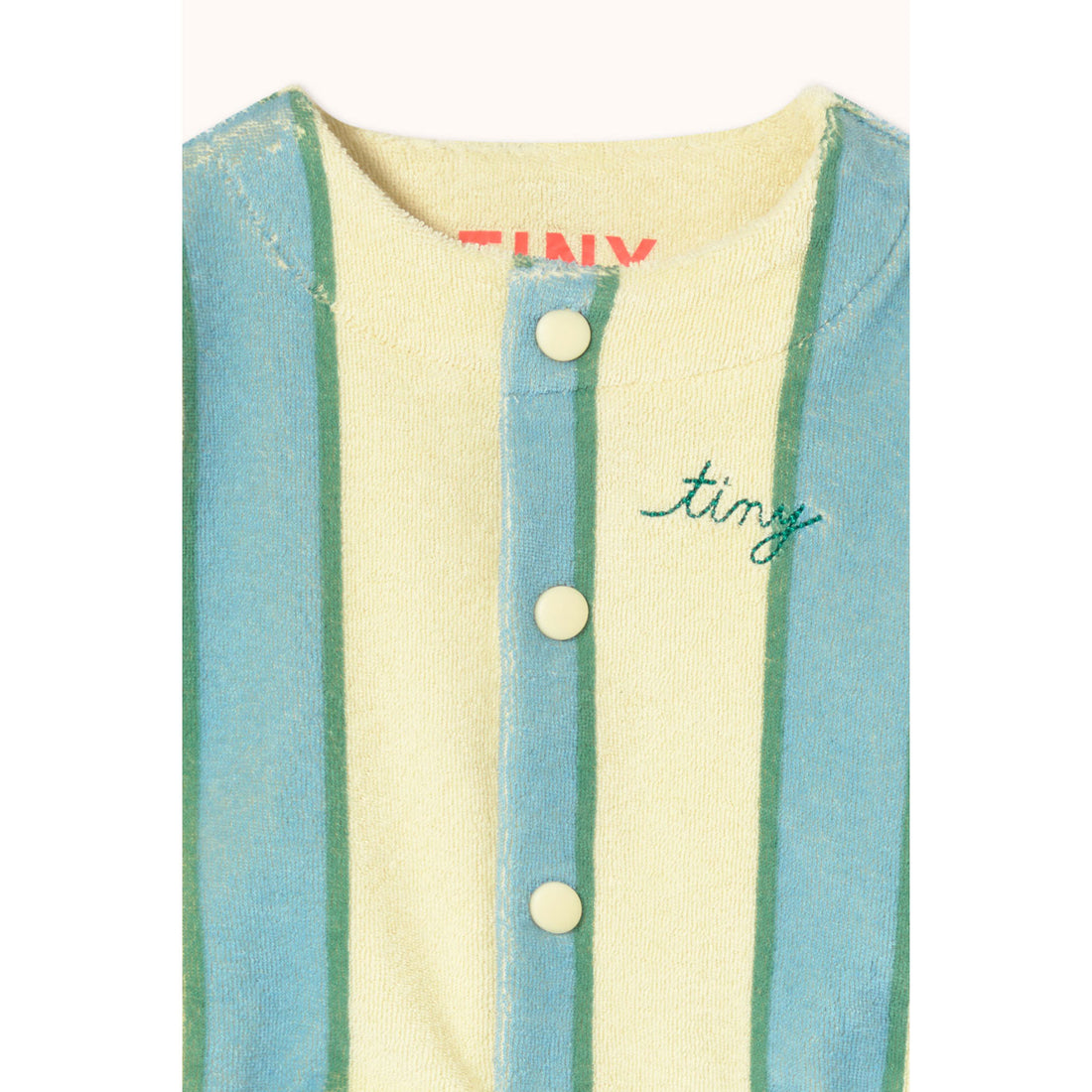 Tiny Cottons Dusty Yellow Retro Stripes Baby Jacket