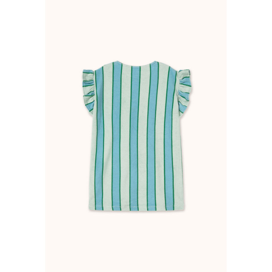 Tiny Cottons Pale Mint Retro Stripes Dress