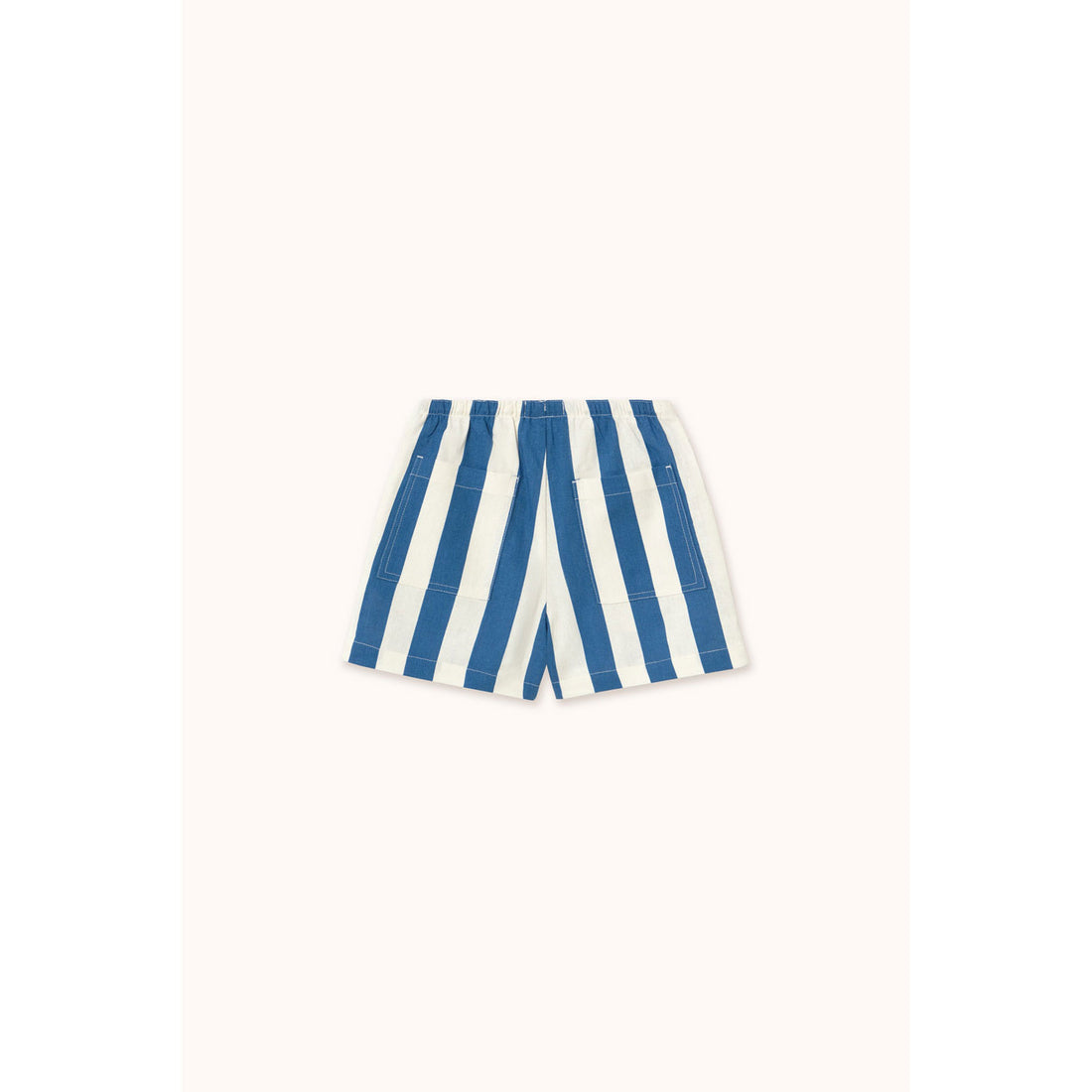 Tiny Cottons Light Navy Stripes Shorts