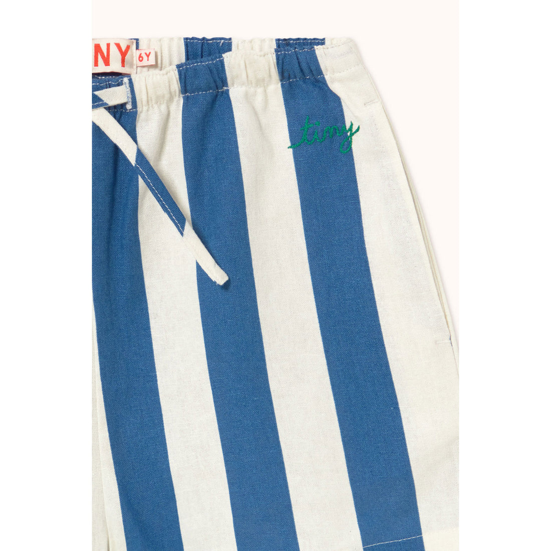 Tiny Cottons Light Navy Stripes Shorts