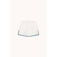 Tiny Cottons Off-White Swans Linen Shorts