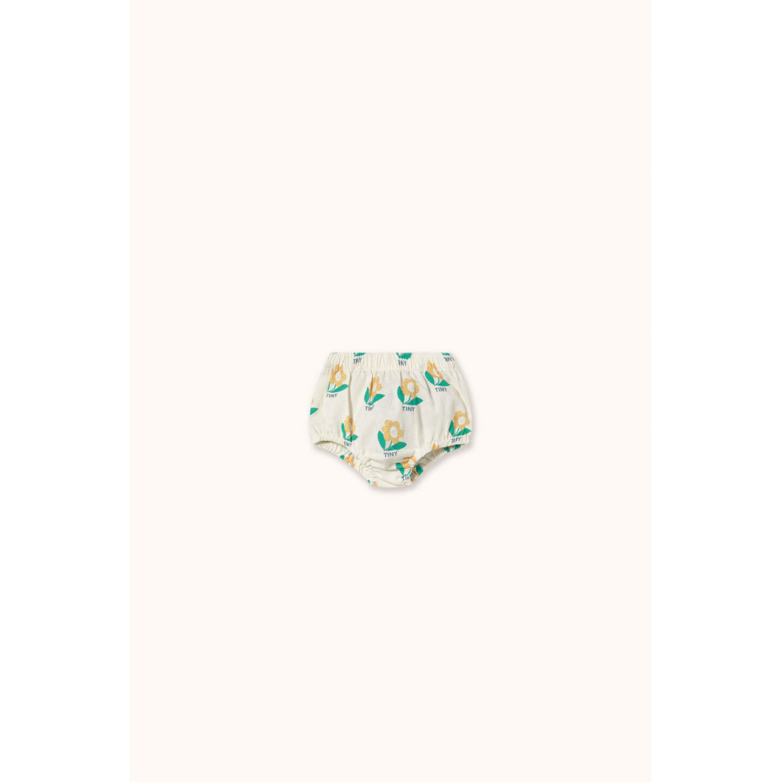Tiny Cottons Off-White Tiny Flower Linen Bloomer
