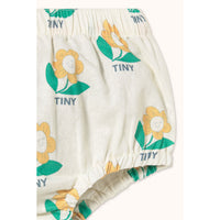 Tiny Cottons Off-White Tiny Flower Linen Bloomer