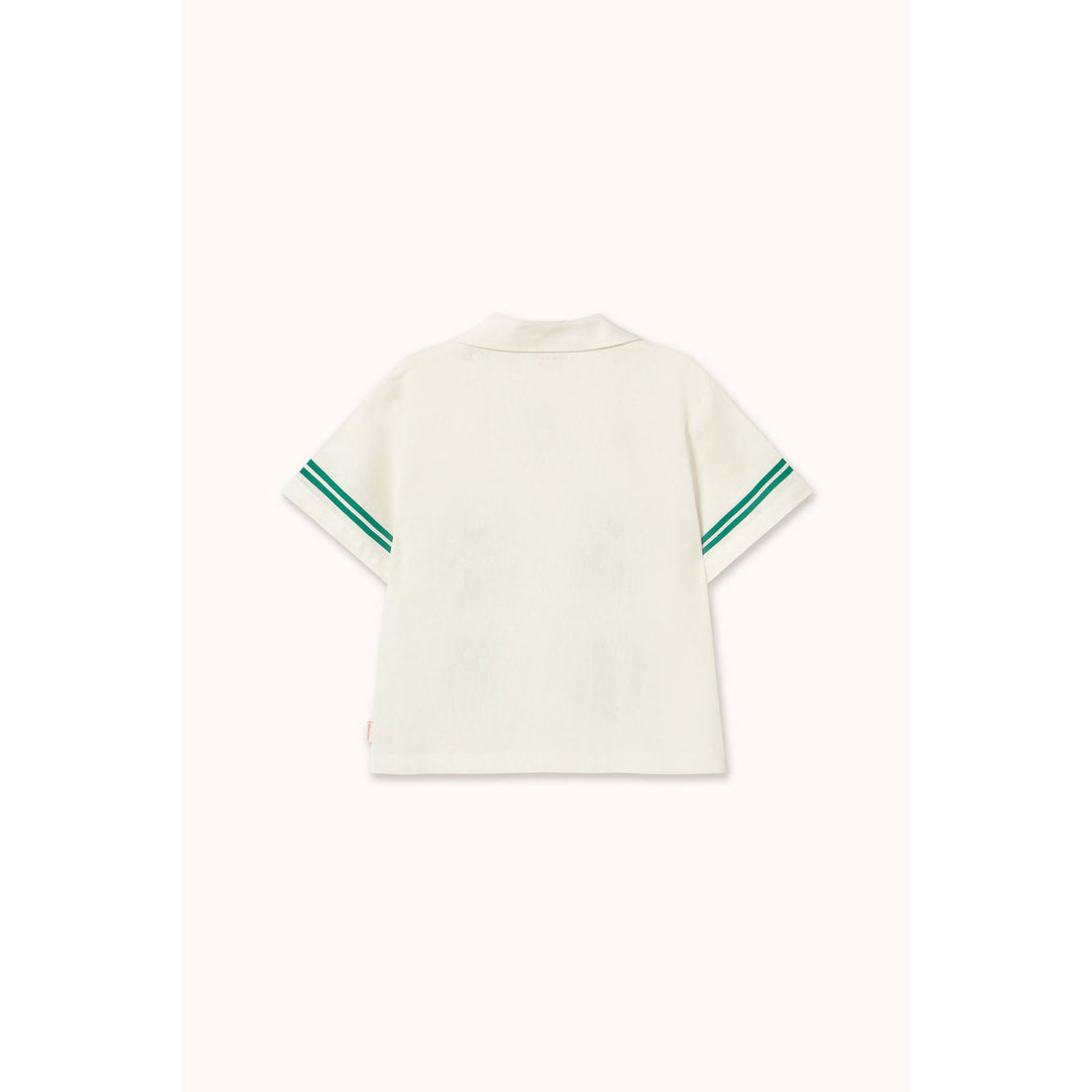 Tiny Cottons Off-White Daisies Linen Shirt