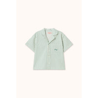 Tiny Cottons Dark Emerald Stripes Shirt