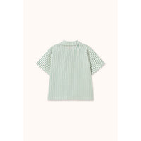 Tiny Cottons Dark Emerald Stripes Shirt