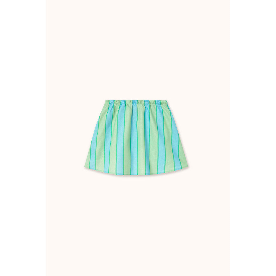 Tiny Cottons Washed Emerald Retro Stripes Skirt