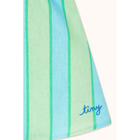 Tiny Cottons Washed Emerald Retro Stripes Skirt