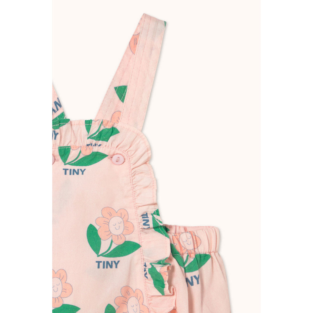 Tiny Cottons Pastel Pink Tiny Flower Baby Bodysuit