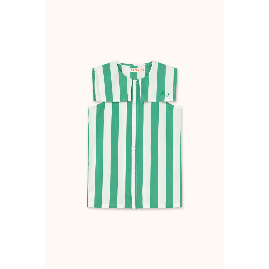 Tiny Cottons Emerald Stripes Dress