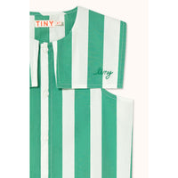 Tiny Cottons Emerald Stripes Dress