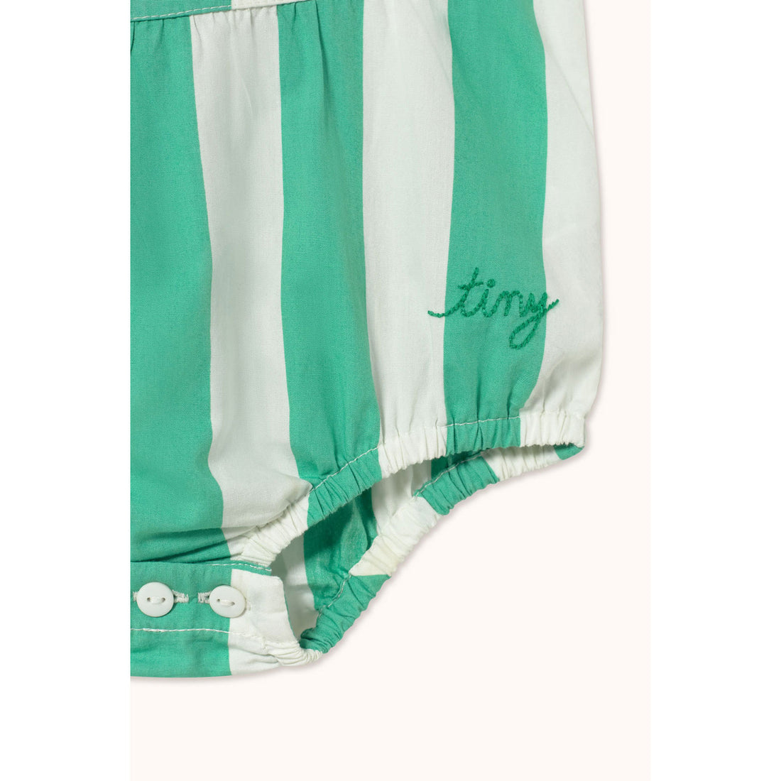 Tiny Cottons Emerald  Stripes Baby Bodysuit