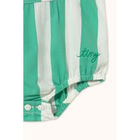 Tiny Cottons Emerald  Stripes Baby Bodysuit