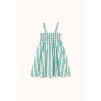 Tiny Cottons Off-White/Blue Flowers Dress