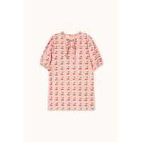Tiny Cottons Pastel Pink Cherries Dress