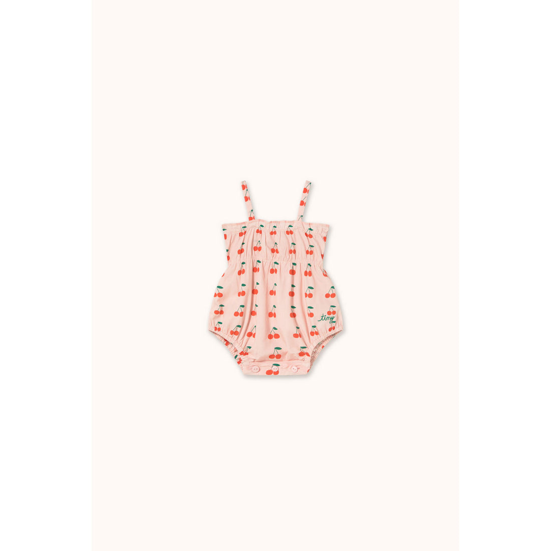 Tiny Cottons Pastel Pink Cherries Bodysuit