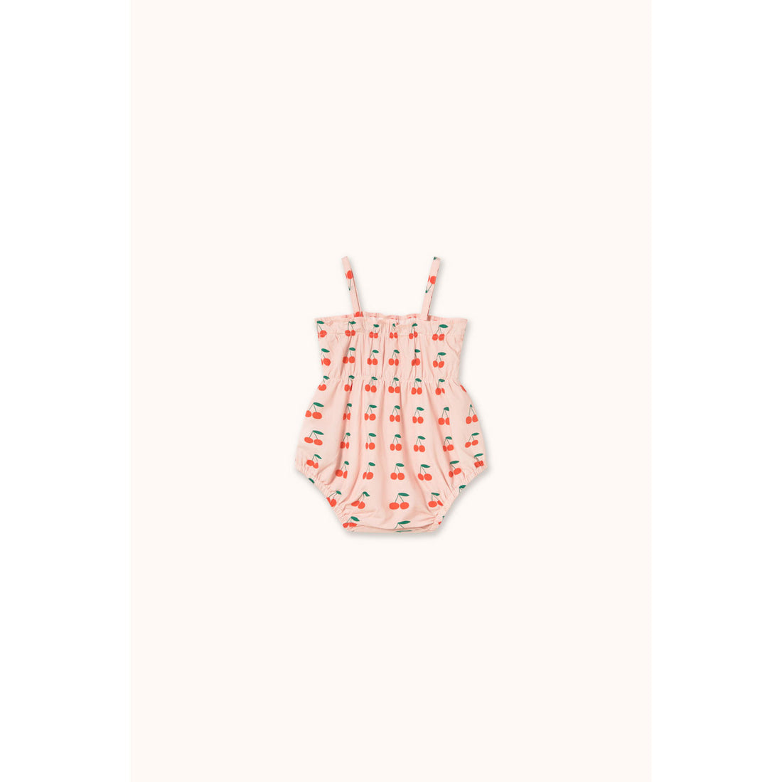 Tiny Cottons Pastel Pink Cherries Bodysuit