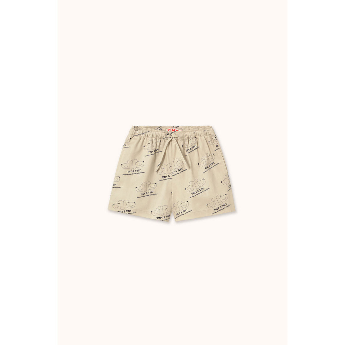 Tiny Cottons Dark Vanilla Tiny & Tiny Twill Shorts