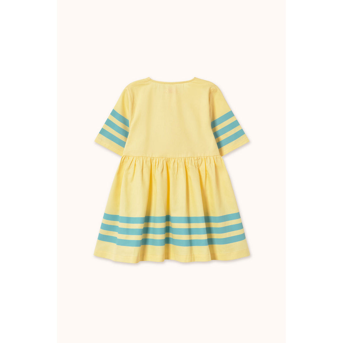 Tiny Cottons Dusty Yellow Stripes Twill Dress