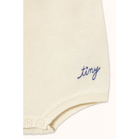 Tiny Cottons Off-White Stripes Straps Bodysuit