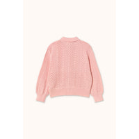 Tiny Cottons Pastel Pink Knitted  Cardigan