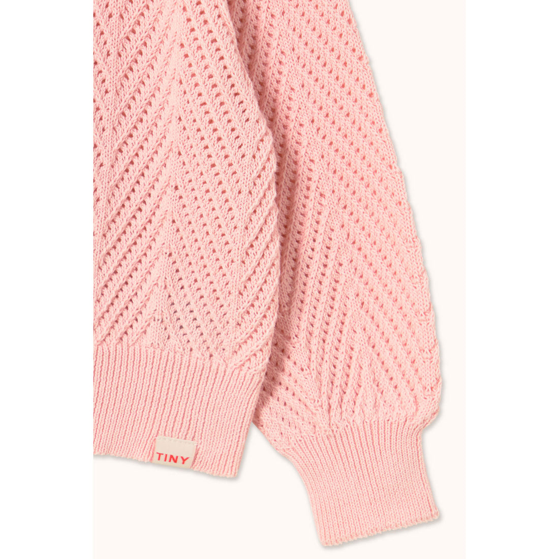 Tiny Cottons Pastel Pink Knitted  Cardigan