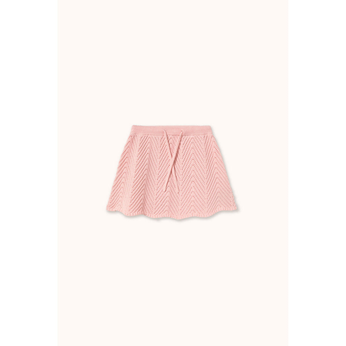 Tiny Cottons Pastel Pink Lace Skirt