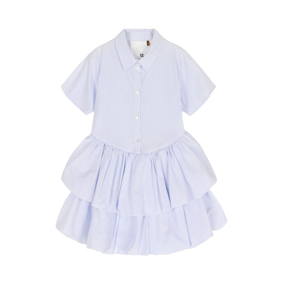 Caroline Bosmans Blue Stripe Dress
