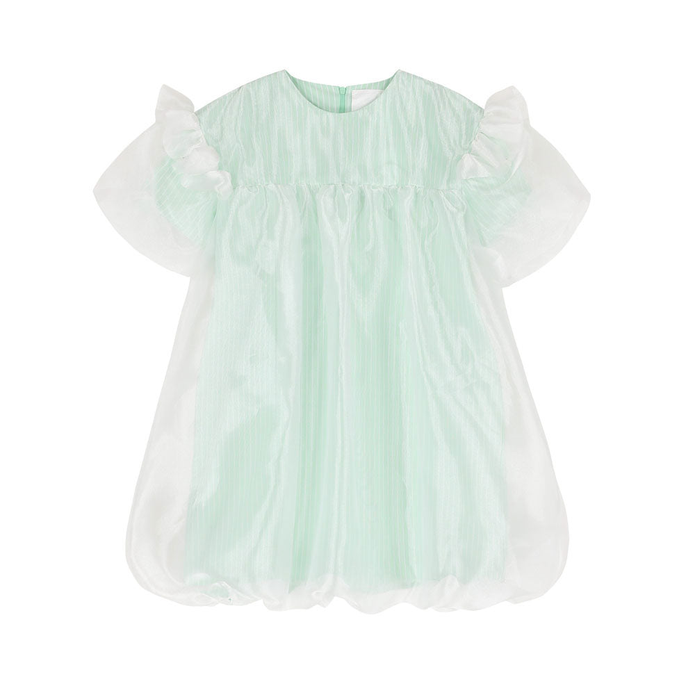 Caroline Bosmans Mint Stripe Dress