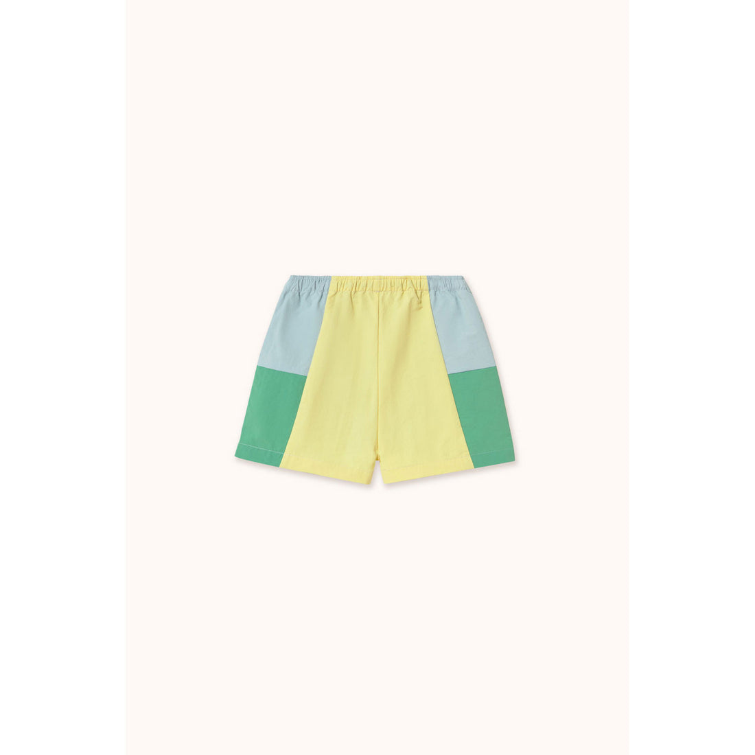 Tiny Cottons Multicolor Color Block Woven Shorts