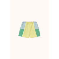 Tiny Cottons Multicolor Color Block Woven Shorts