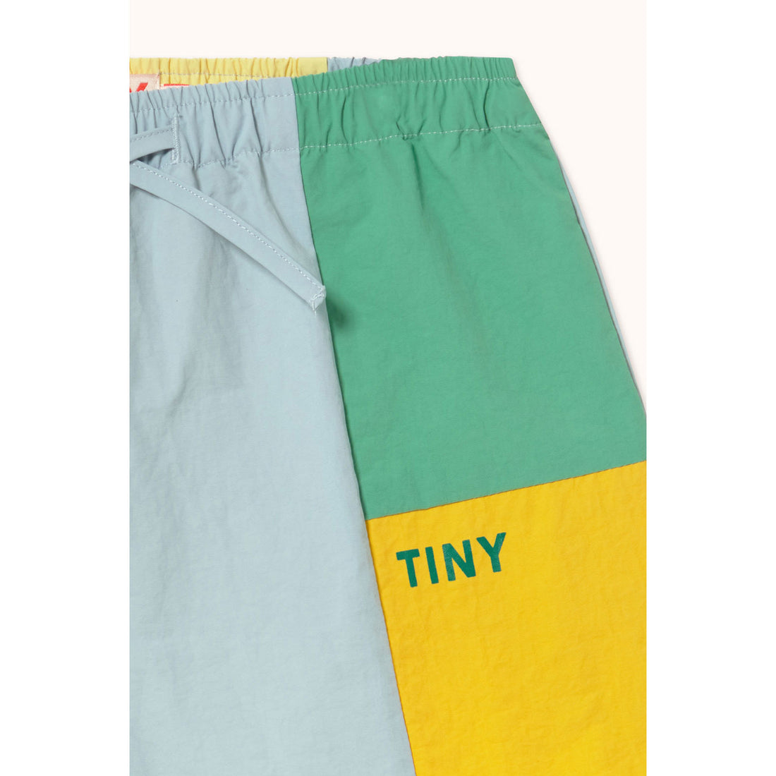 Tiny Cottons Multicolor Color Block Woven Shorts