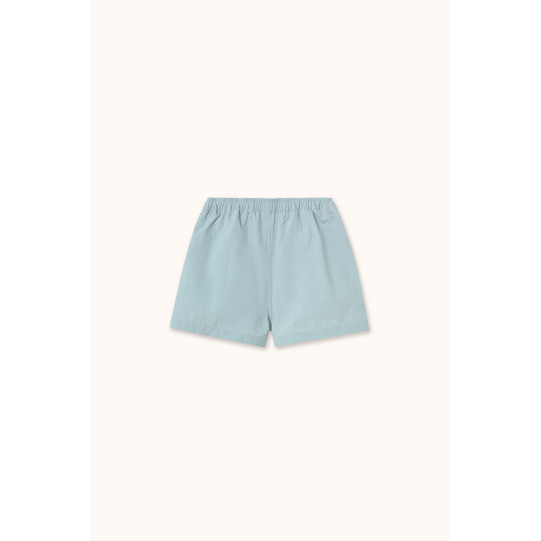 Tiny Cottons Washed Blue Solid Woven Shorts
