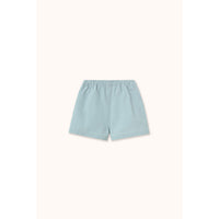 Tiny Cottons Washed Blue Solid Woven Shorts
