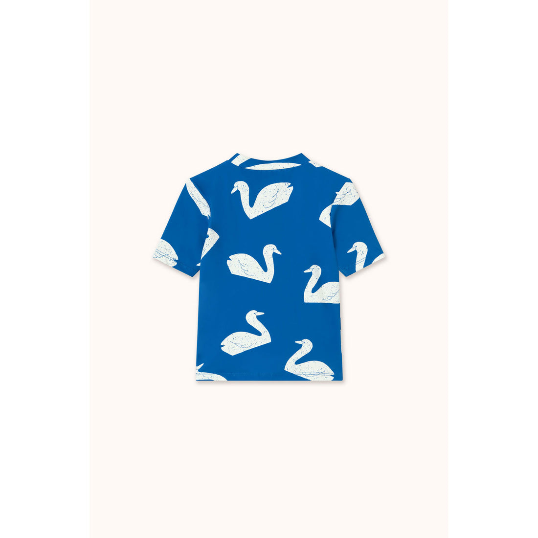 Tiny Cottons Blue Big Swans Swim Tee
