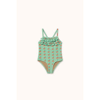 Tiny Cottons Washed Emerald Cherries Swimsuit