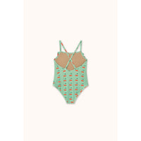 Tiny Cottons Washed Emerald Cherries Swimsuit