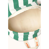 Tiny Cottons Emerald Stripes Backpack
