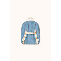 Tiny Cottons Light Wash Denim Blue Flowers Backpack