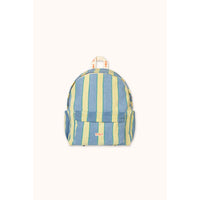 Tiny Cottons Light Wash Denim Retro Stripes Backpack