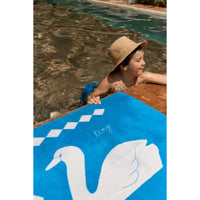 Tiny Cottons Blue Swans Towel