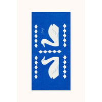 Tiny Cottons Blue Swans Towel