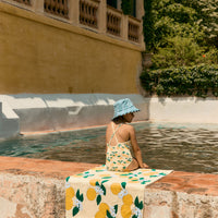 Tiny Cottons Pastel Yellow Oranges Towel