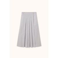 The Tiny Big Sister Blue Grey/Almond Small Check Wrap Skirt