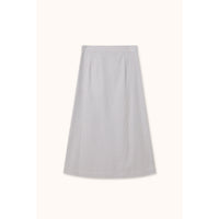 The Tiny Big Sister Blue Grey/Almond Small Check Wrap Skirt