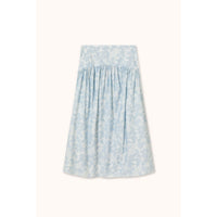 The Tiny Big Sister Off White/Pastel Blue Flowers Skirt