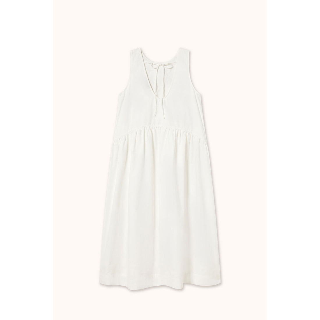 The Tiny Big Sister Off White Frills Dress